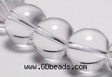 CCC05 15 inches 16mm round white crystal beads Wholesale