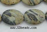 CCD06 15.5 inches 18*25mm oval cordierite beads wholesale