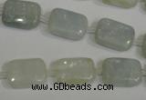 CCE20 15.5 inches 10*12mm rectangle natural celestite gemstone beads