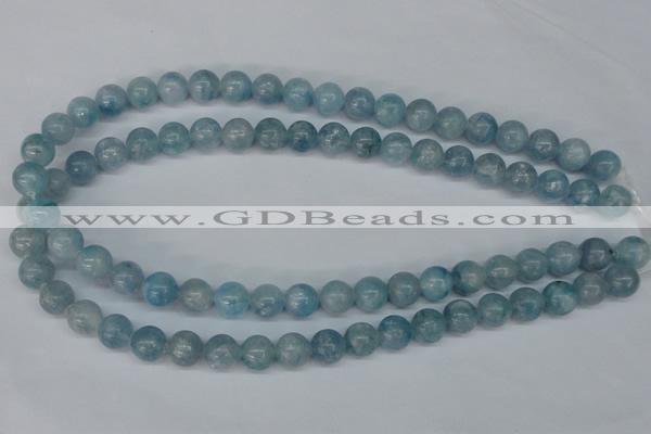 CCE52 15.5 inches 10mm round dyed natural celestite gemstone beads