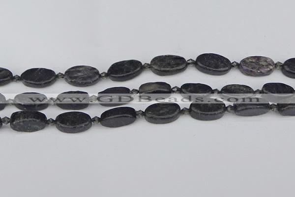 CCG127 15.5 inches 8*16mm oval charoite gemstone beads