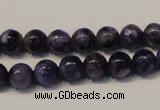 CCG31 15.5 inches 8mm round natural charoite gemstone beads