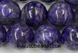 CCG312 15.5 inches 10mm round dyed charoite beads wholesale