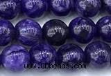 CCG325 15 inches 6mm round dyed charoite beads