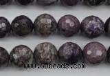 CCG57 15.5 inches 9mm faceted round natural charoite beads