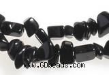 CCH02 35 inches black agate chips gemstone beads wholesale