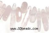 CCH10 16 inches rose quartz chips gemstone beads wholesale