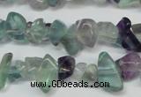 CCH216 34 inches 5*8mm fluorite chips gemstone beads wholesale