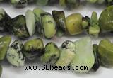 CCH233 34 inches 5*8mm yellow howlite turquoise chips beads wholesale