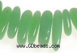 CCH24 16 inches green jade chips gemstone beads wholesale