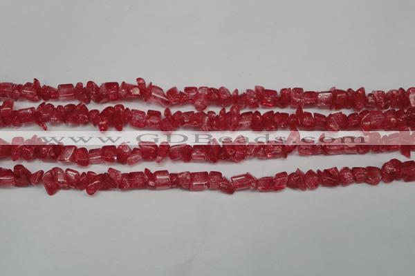 CCH262 34 inches 4*6mm synthetic crack crystal chips beads wholesale