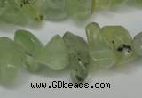 CCH293 34 inches 8*12mm green rutilated quartz chips beads wholesale