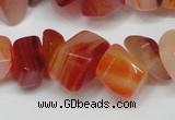 CCH303 34 inches 8*12mm red agate chips gemstone beads wholesale