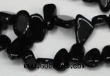 CCH332 15.5 inches 10*15mm black agate chips gemstone beads wholesale