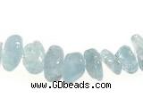 CCH43 16 inches aquamarine chips gemstone beads wholesale