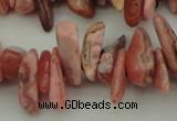 CCH604 15.5 inches 3*12mm - 4*16mm rhodochrosite chips gemstone beads