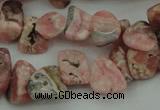 CCH619 15.5 inches 6*8mm - 10*14mm rhodochrosite chips gemstone beads