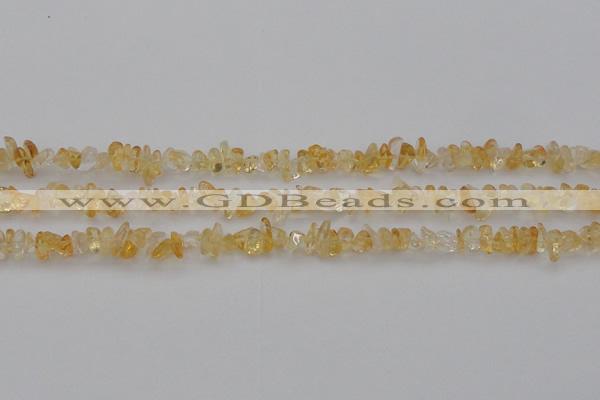 CCH655 15.5 inches 4*6mm - 5*8mm citrine gemstone chips beads