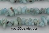 CCH661 15.5 inches 4*6mm - 5*8mm larimar gemstone chips beads