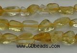 CCH672 15.5 inches 4*6mm - 5*8mm citrine gemstone chips beads