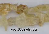 CCH708 15.5 inches 6*8mm - 10*14mm yellow topaz chips beads