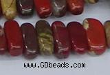 CCH716 15.5 inches 5*10mm - 5*15mm apple jasper chips beads