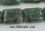 CCJ01 15.5 inches 18*25mm rectangle natural African jade beads wholesale