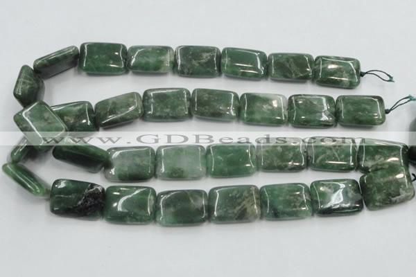 CCJ01 15.5 inches 18*25mm rectangle natural African jade beads wholesale