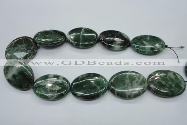 CCJ25 15.5 inches 30*40mm oval natural African jade beads wholesale