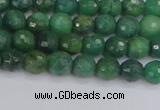 CCJ410 15.5 inches 4mm faceted round west African jade beads