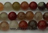 CCJ452 15.5 inches 8mm round colorful jasper beads wholesale