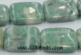 CCJ53 15.5 inches 18*25mm rectangle African jade gemstone beads