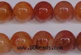 CCL06 15 inches 14mm round carnelian gemstone beads wholesale