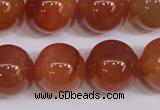 CCL08 15 inches 18mm round carnelian gemstone beads wholesale