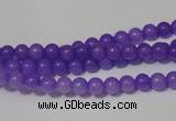 CCN09 15.5 inches 4mm round candy jade beads wholesale