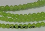 CCN11 15.5 inches 4mm round candy jade beads wholesale