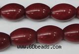 CCN125 15.5 inches 13*18mm rice candy jade beads wholesale