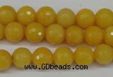 CCN1274 15.5 inches 10mm faceted round candy jade beads wholesale