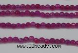 CCN1310 15.5 inches 3mm faceted round candy jade beads wholesale