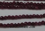 CCN1312 15.5 inches 3mm faceted round candy jade beads wholesale