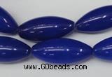 CCN133 15.5 inches 10*25mm rice candy jade beads wholesale