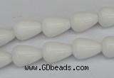 CCN140 15.5 inches 10*14mm teardrop candy jade beads wholesale