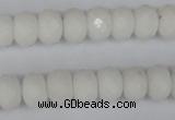 CCN150 15.5 inches 8*12mm faceted rondelle candy jade beads