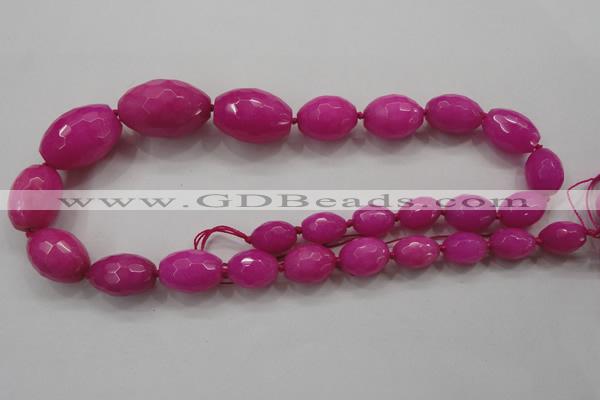 CCN1510 15.5 inches 10*14mm – 20*30mm faceted rice candy jade beads