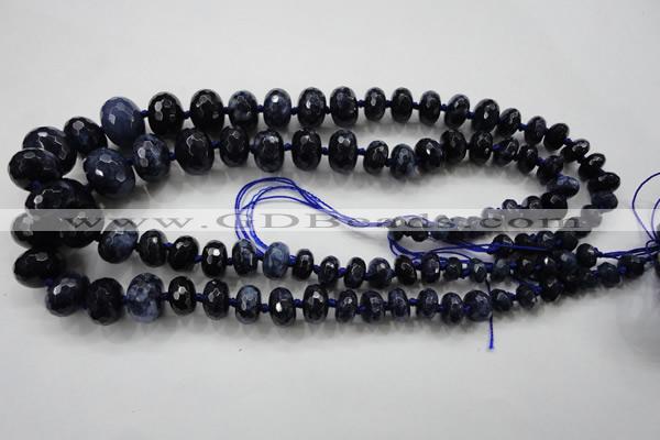 CCN1520 15.5 inches 5*8mm - 13*18mm faceted rondelle candy jade beads