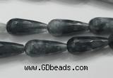 CCN1608 15.5 inches 8*20mm faceted teardrop candy jade beads