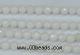 CCN1800 15 inches 4mm faceted round candy jade beads wholesale