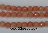 CCN1811 15 inches 6mm faceted round candy jade beads wholesale