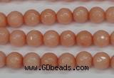 CCN1812 15 inches 8mm faceted round candy jade beads wholesale