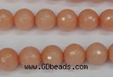 CCN1813 15 inches 10mm faceted round candy jade beads wholesale